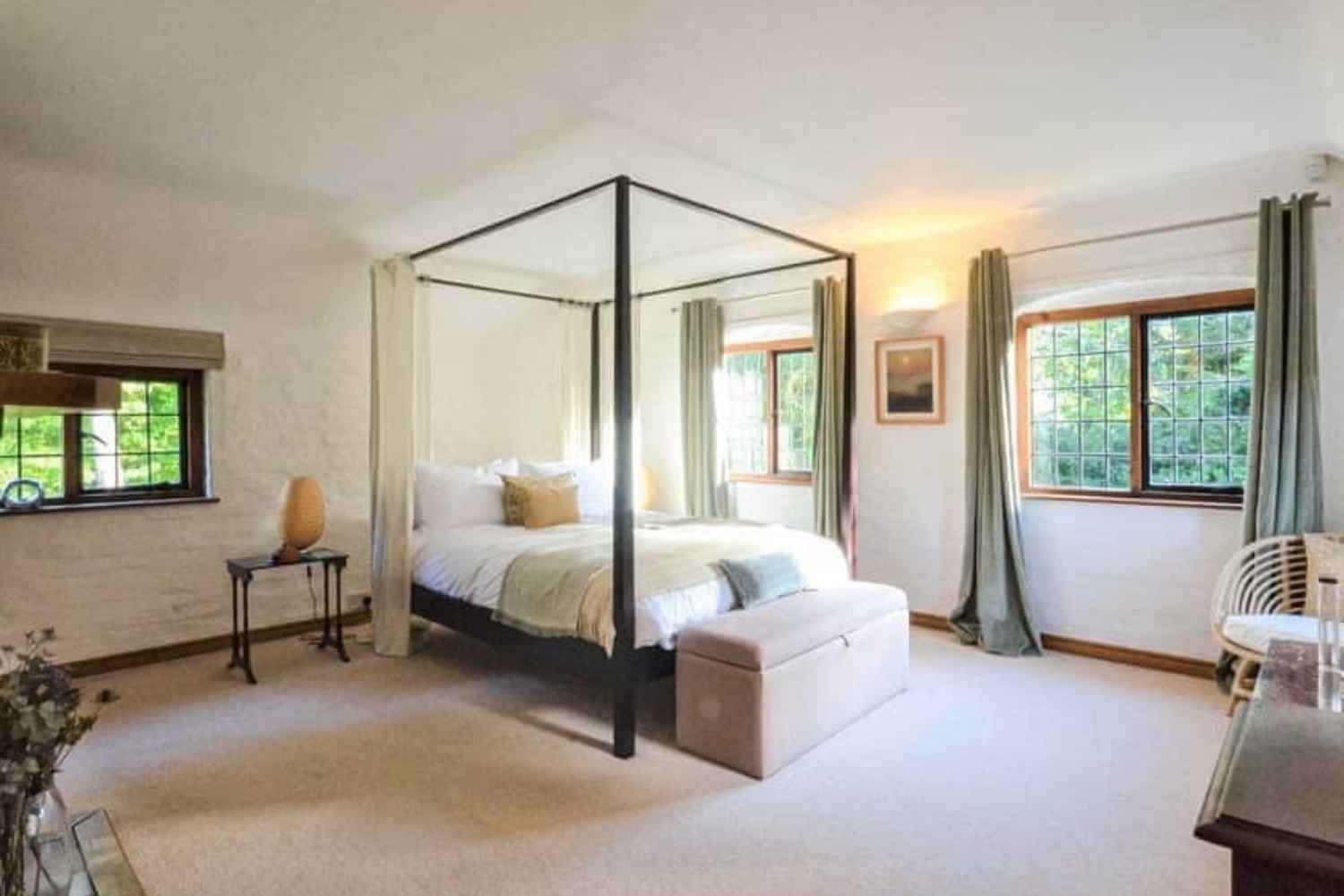 The Master Bedroom is stunningly simple